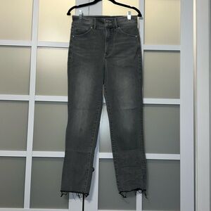 Express Gray Slim Super High Rise Grey Skinny Jeans